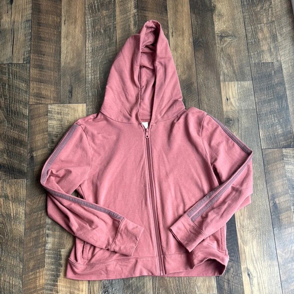 AERIE OFFLINE | Pink Women's Rose Hooded Jacket Size Medium